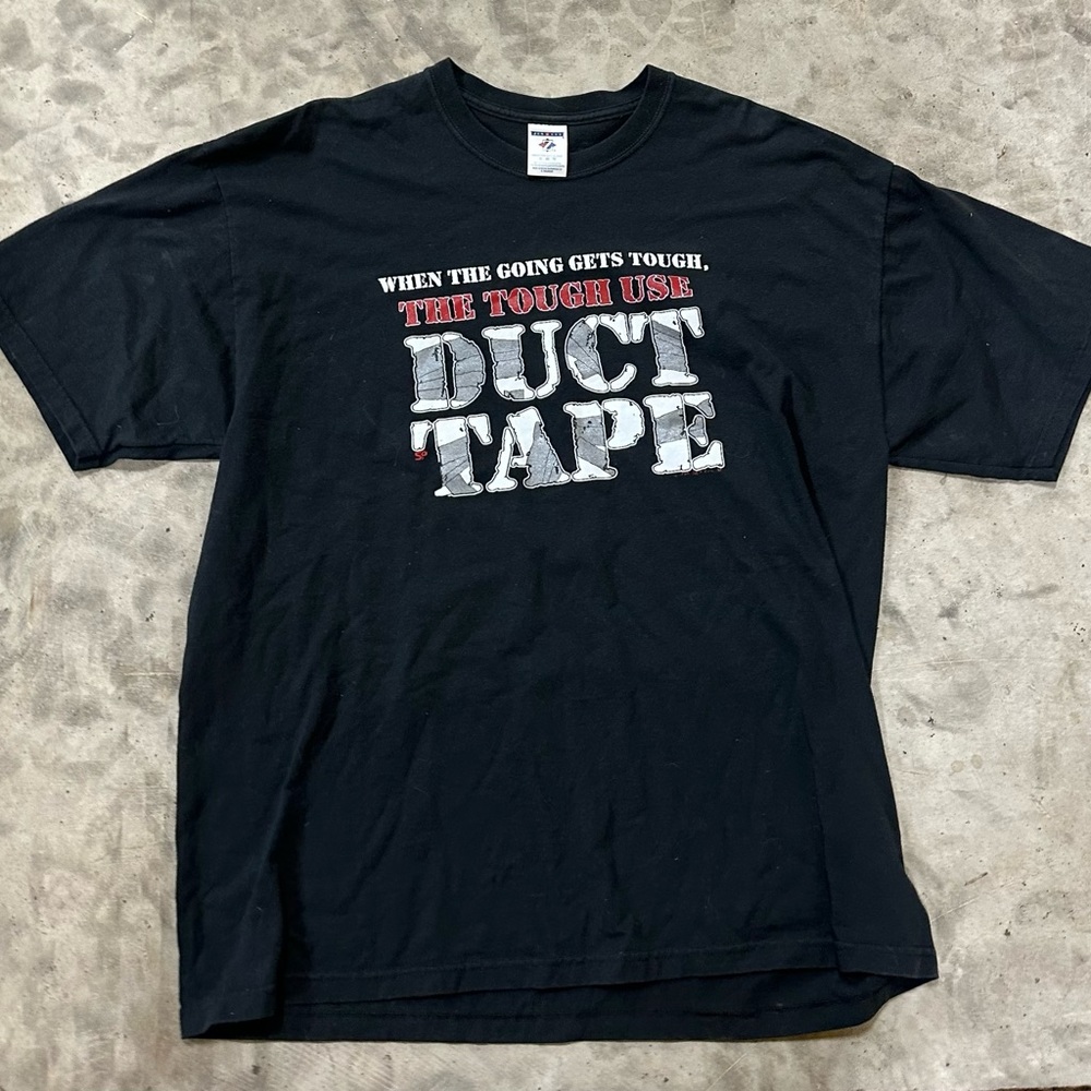 Jerzees The Tough use Duct Tape Men's Shirt (XL)